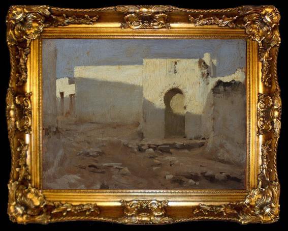 framed  John Singer Sargent Moorish Buildings in Sunlight (mk18), ta009-2